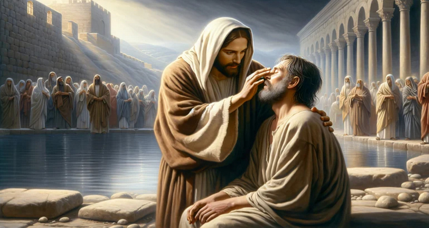 " Il alla donc se laver et revint voyant. " (Jean 9:7).