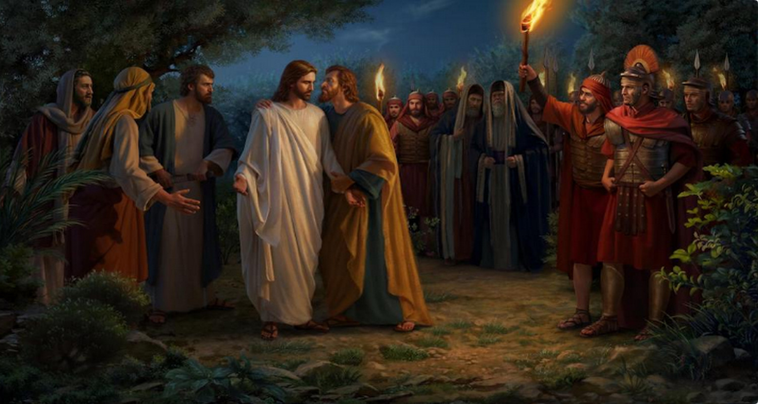 “Judas, will you betray the Son of Man with a kiss?” (Luke 22:48)