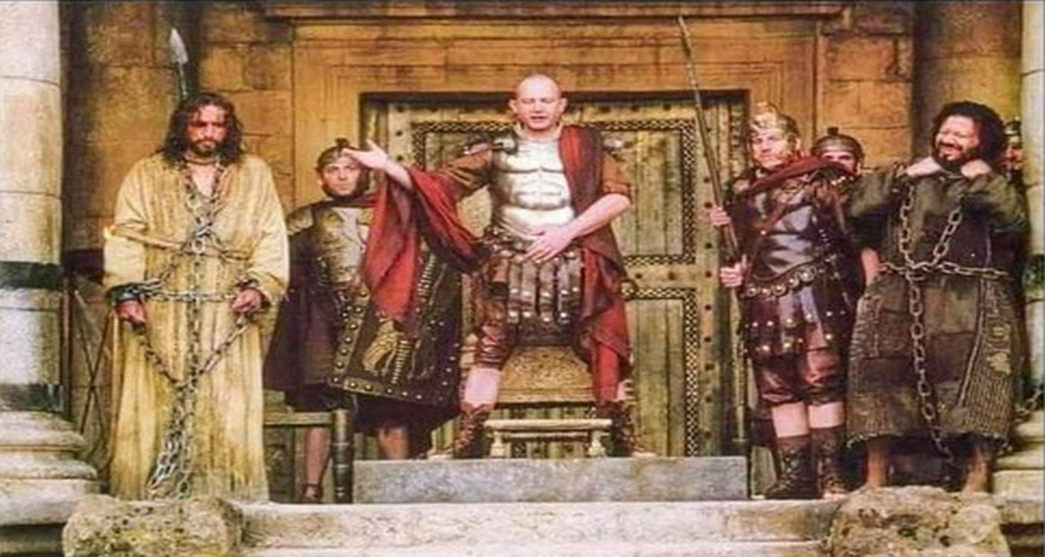 “Then all the people answered and said, ‘His blood be on us and on our children!" (Matthew 27:25).