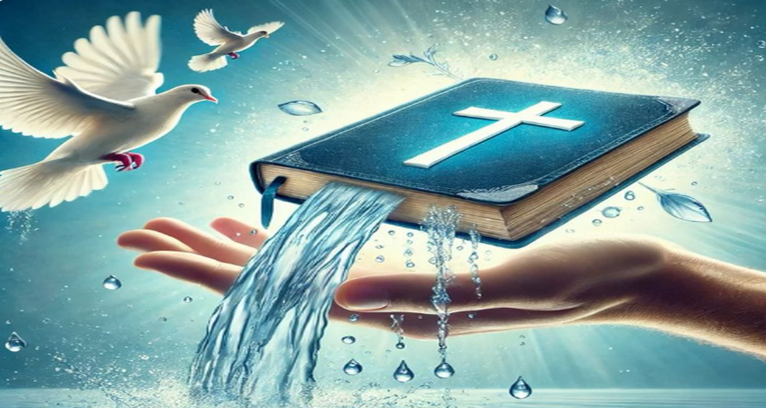 "afin de les sanctifier et de les purifier par le baptême d'eau par la parole".(Éphésiens 5:26)