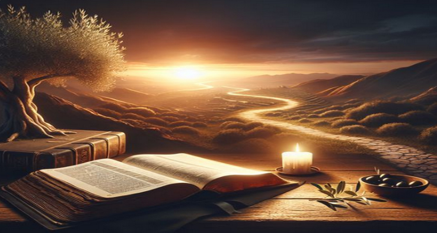 "Ta parole est une lampe à mes pieds et une lumière sur mon sentier. "(Psaume 119:105)